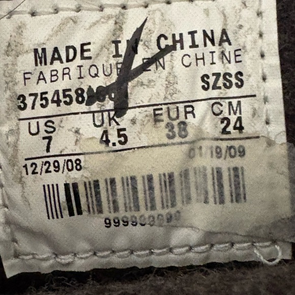 Nike Valenka Wool Soft Grey Winter Sherpa Lined Boots Size 7 - Picture 10 of 13